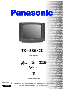 Manual Panasonic TX-28EX2C Television