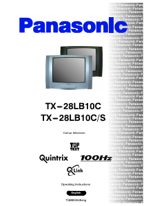 Manual Panasonic TX-28LB10CS Television