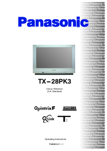 Manual Panasonic TX-28PK3 Television