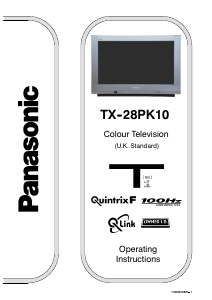 Handleiding Panasonic TX-28PK10 Televisie