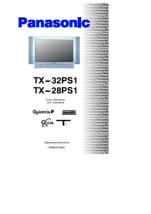 Manual Panasonic TX-28PS1 Television