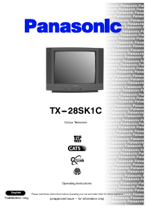 Manual Panasonic TX-28SK1C Television