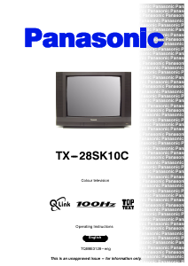 Manual Panasonic TX-28SK10C Television