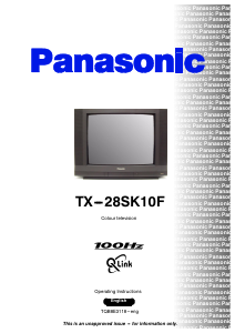 Manual Panasonic TX-28SK10F Television