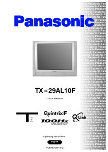 Manual Panasonic TX-29AL10F Television