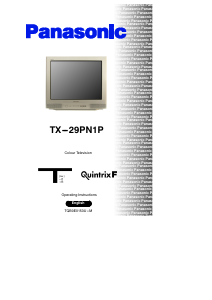 Manual Panasonic TX-29PN1P Television