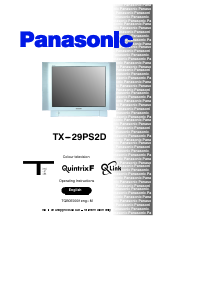 Manual Panasonic TX-29PS2D Television