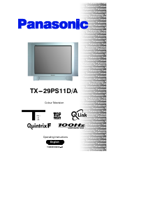 Manual Panasonic TX-29PS11DA Television