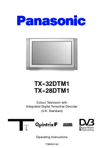 Manual Panasonic TX-32DTM1 Television