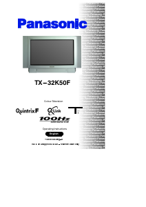 Manual Panasonic TX-32K50F Television