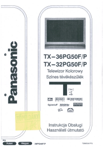 Használati útmutató Panasonic TX-32PG50F Televízió