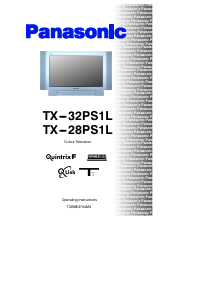 Manual Panasonic TX-32PS1L Television