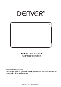 Manual Denver TAQ-10382KBLUE Tablet