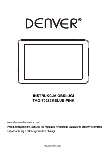 Instrukcja Denver TAQ-70283KPINK Tablet