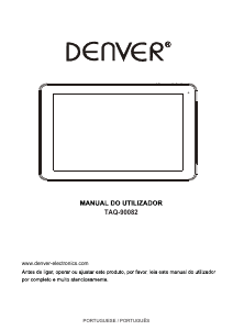 Manual Denver TAQ-90082 Tablet