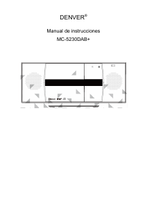 Manual de uso Denver MC-5230DAB+ Set de estéreo