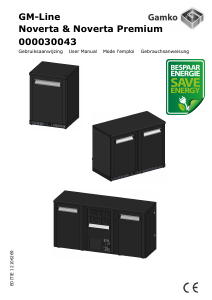 Manual Gamko 000030043 Noverta Premium Refrigerator