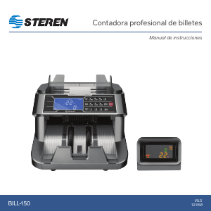 Manual de uso Steren BILL-150 Contadora de billetes