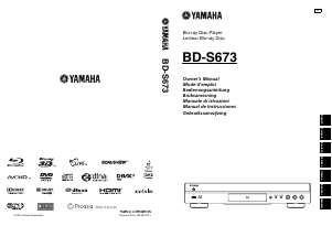 Manual de uso Yamaha BD S673 Reproductor de blu-ray