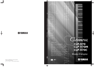 Mode d’emploi Yamaha Clavinova CLP-970C Piano numérique