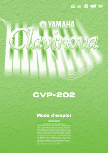 Mode d’emploi Yamaha Clavinova CVP-202 Piano numérique