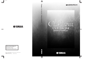 Mode d’emploi Yamaha Clavinova CVP-206 Piano numérique