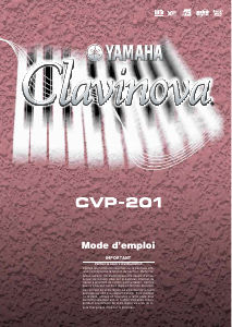 Mode d’emploi Yamaha Clavinova CVP-201 Piano numérique