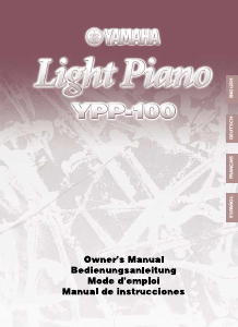 Mode d’emploi Yamaha YPP-100 Piano numérique