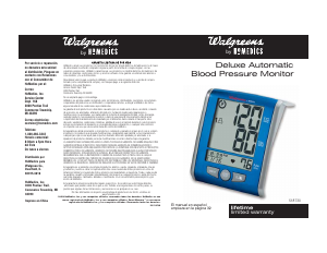 Manual Walgreens 518730 Blood Pressure Monitor