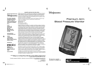 Handleiding Walgreens WGNBPA-550 Bloeddrukmeter