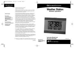 Handleiding EnviraStation DWS-320 Weerstation