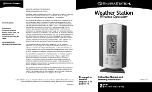 Manual EnviraStation DWS-110 Weather Station