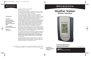 Manual de uso EnviraStation DWS-150 Estación meteorológica