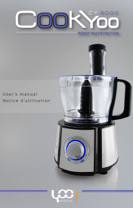 Manual YooDigital CookYoo 2000 Food Processor