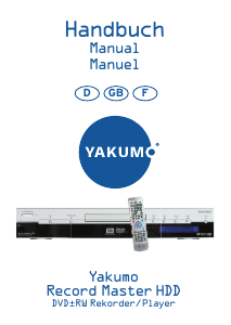 Handleiding Yakumo Record Master HDD DVD speler