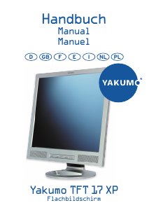 Mode d’emploi Yakumo TFT 17 XP Moniteur LCD