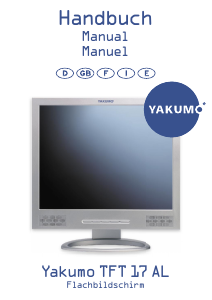 Mode d’emploi Yakumo TFT 17 AL Moniteur LCD