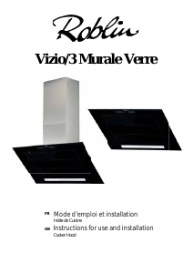 Handleiding Roblin Vizio Verre 1100 Afzuigkap