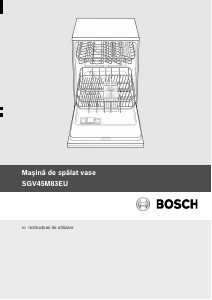 Manual Bosch SGV45M83EU Silence Maşină de spălat vase
