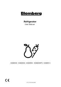Manual Blomberg KGM4553 Fridge-Freezer