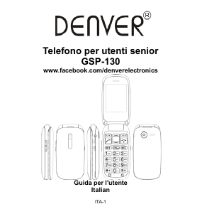 Manuale Denver GSP-130 Telefono cellulare