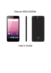 Manual Denver SDQ-52001G Mobile Phone