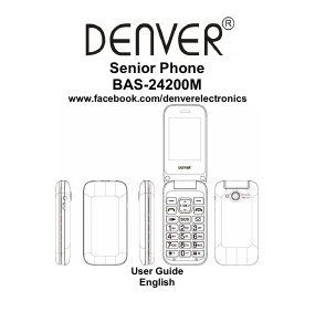 Rokasgrāmata Denver BAS-24200M Mobilais tālrunis