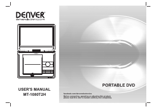 Instrukcja Denver MT-1080T2H Odtwarzacz DVD