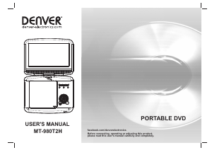 Manual de uso Denver MT-980T2H Reproductor DVD