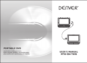 Manual Denver MTW-984TWIN DVD Player