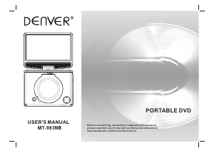 Manual de uso Denver MT-983NB Reproductor DVD