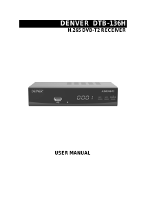 Manual Denver DTB-136H Digital Receiver