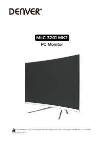 Instrukcja Denver MLC-3201MK2 Monitor LED