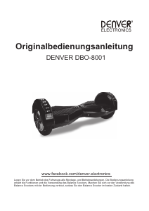 Bedienungsanleitung Denver DBO-8001 Hoverboard